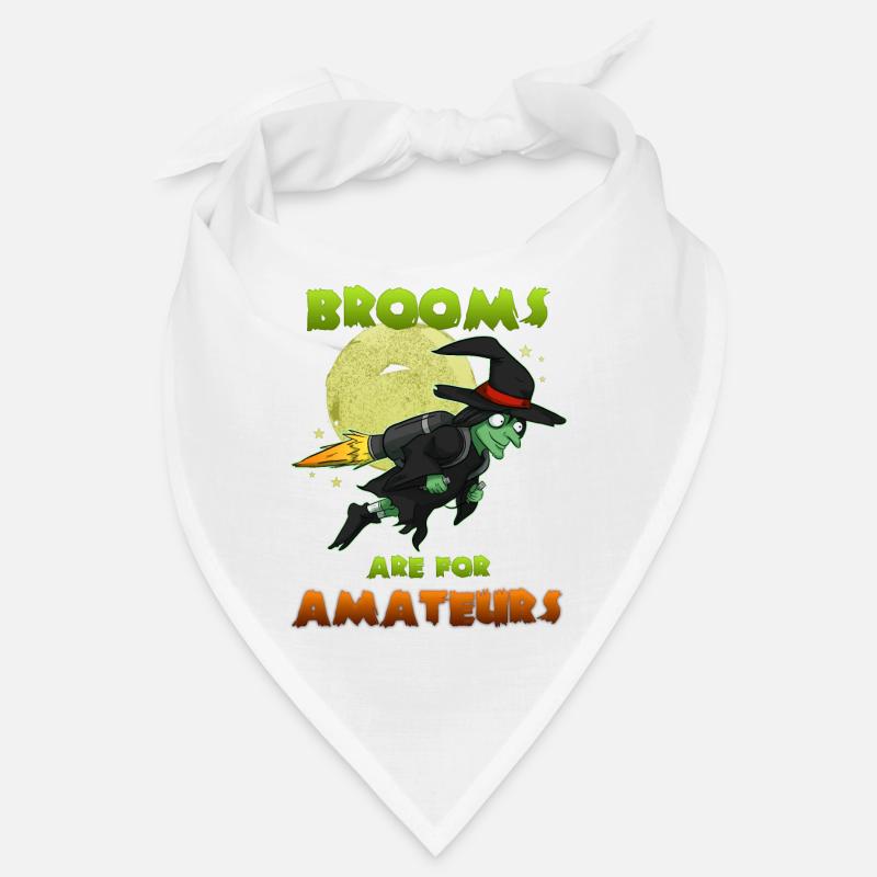 Sorcière sur balai de sorcière Bandana