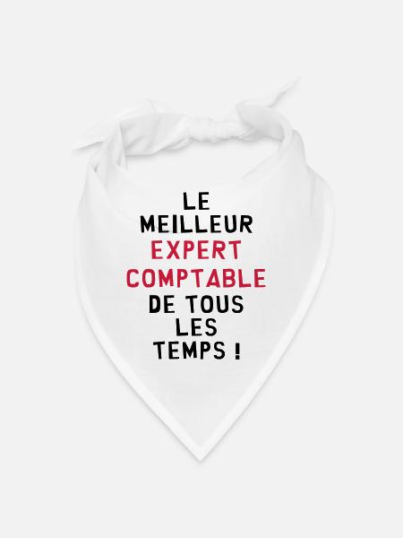 Expert Comptable / Comptabilité / Comptable / - Bandana - blanc