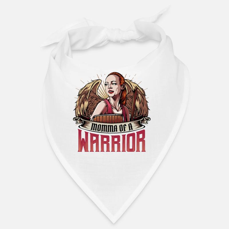 Momma Of A Warrior | Cool Sohn Muttertag Geschenk Bandana