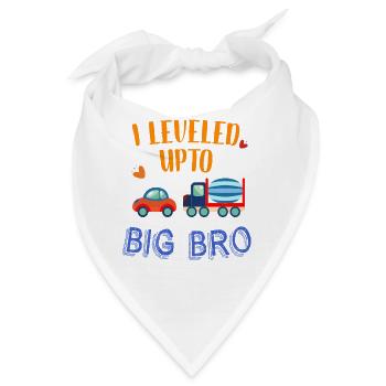 Ich habe mich auf Big Bro geebnet - Bandana - Weiß - Vorne