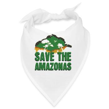 Rettet Den Amazonas - Bandana - Weiß - Vorne