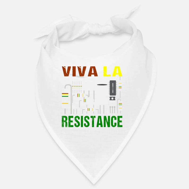 Viva La Resistance Resistance Funny Electronics Technician Bandana