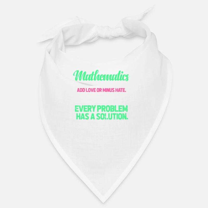 Math math prof enseignant algèbre école pi cadeau Bandana