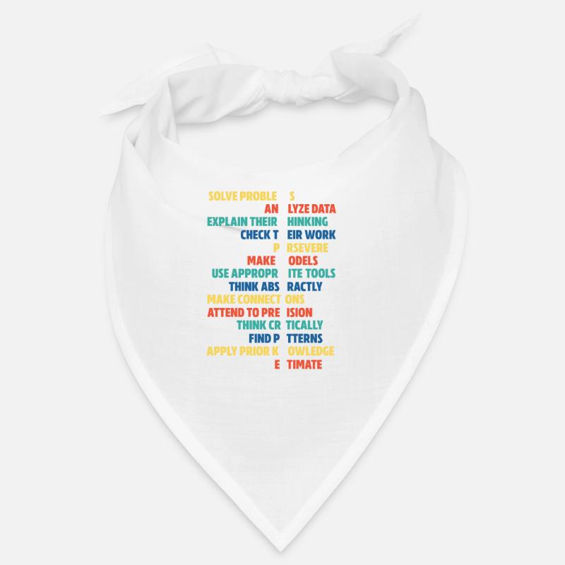 Math Math Teacher Algebra School Pi Gift Bandana