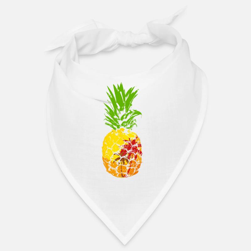 Pineapple Beach Pineapple - Bandana - white