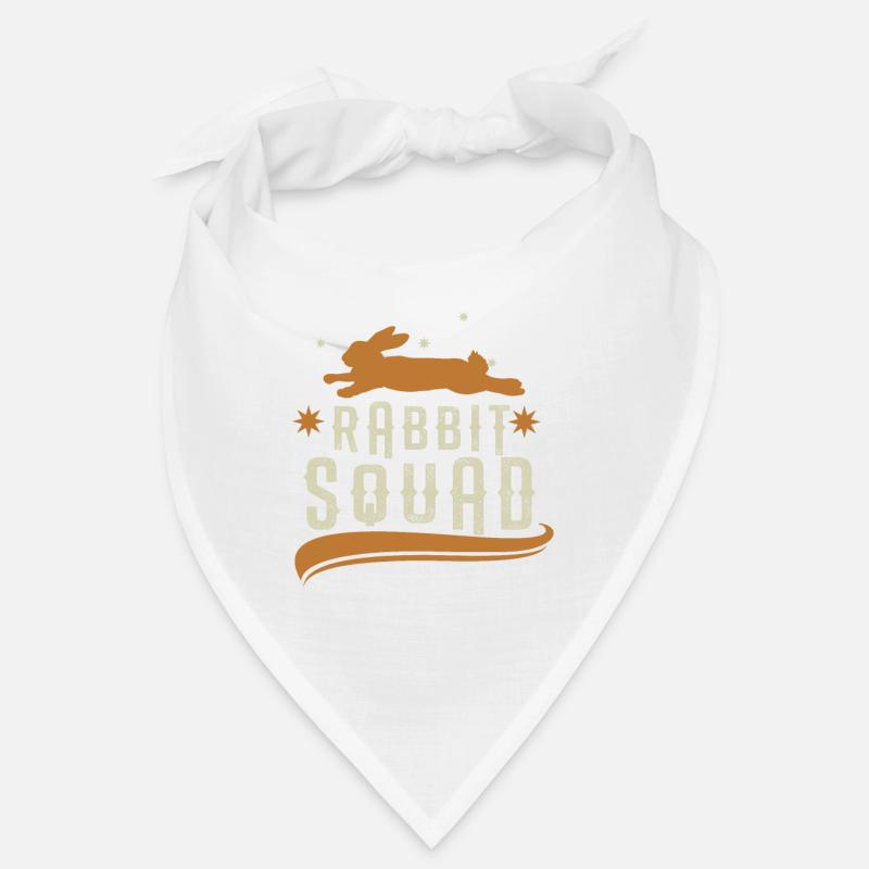 Rabbit Squad Groupe lapins - Bandana - blanc