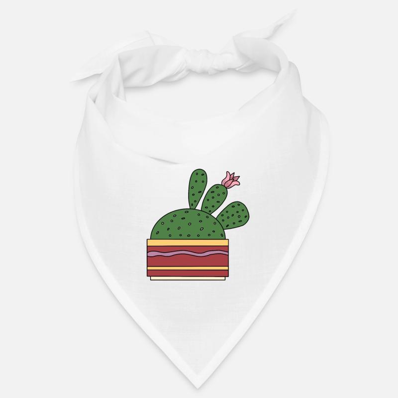 Cactus avec belle fleur Bandana