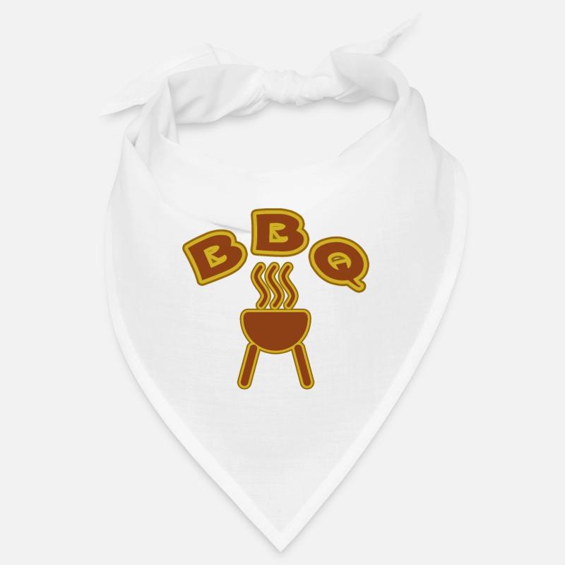 BBQ BBQ - Bandana - blanc