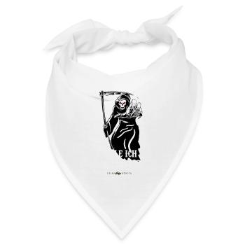 TRIKE KÖNIGE / DU BIST LUSTIG... - Bandana - Weiß - Vorne