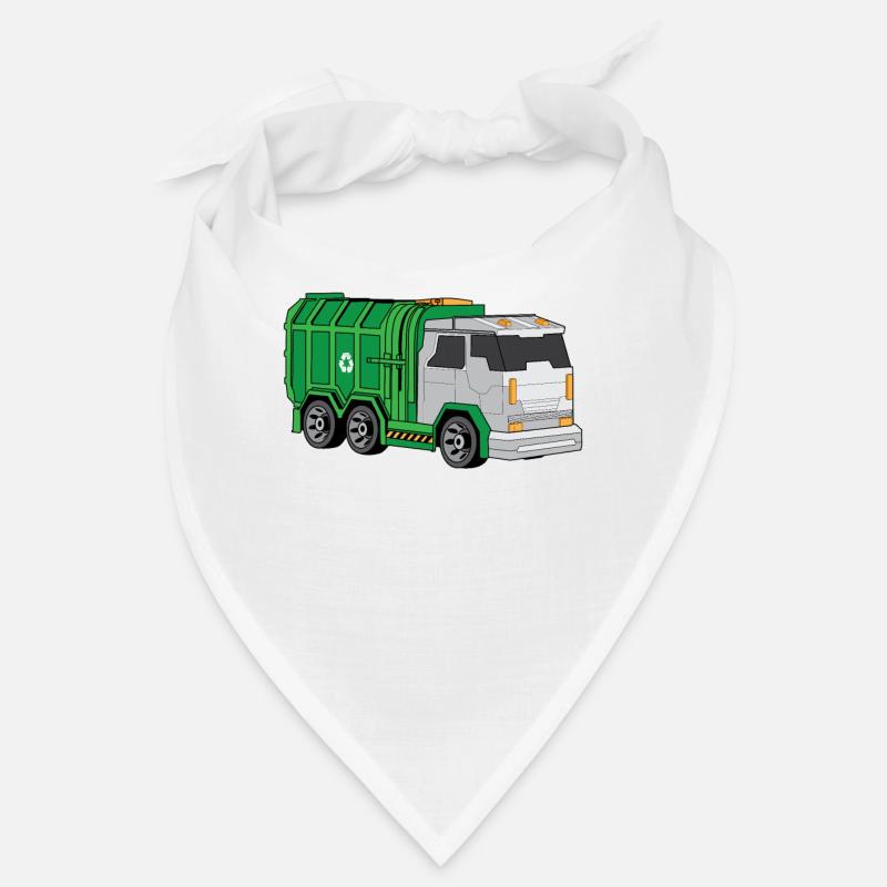 Müllwagen Müllabfuhr Müllauto Müllmann Abfall Bandana