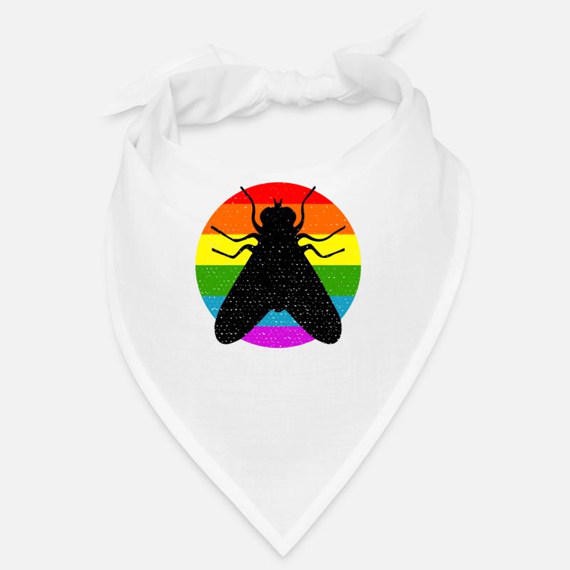 Rainbow Fly Bandana