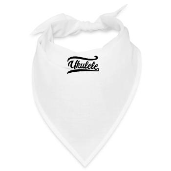 Ukulele - Bandana - Weiß - Vorne