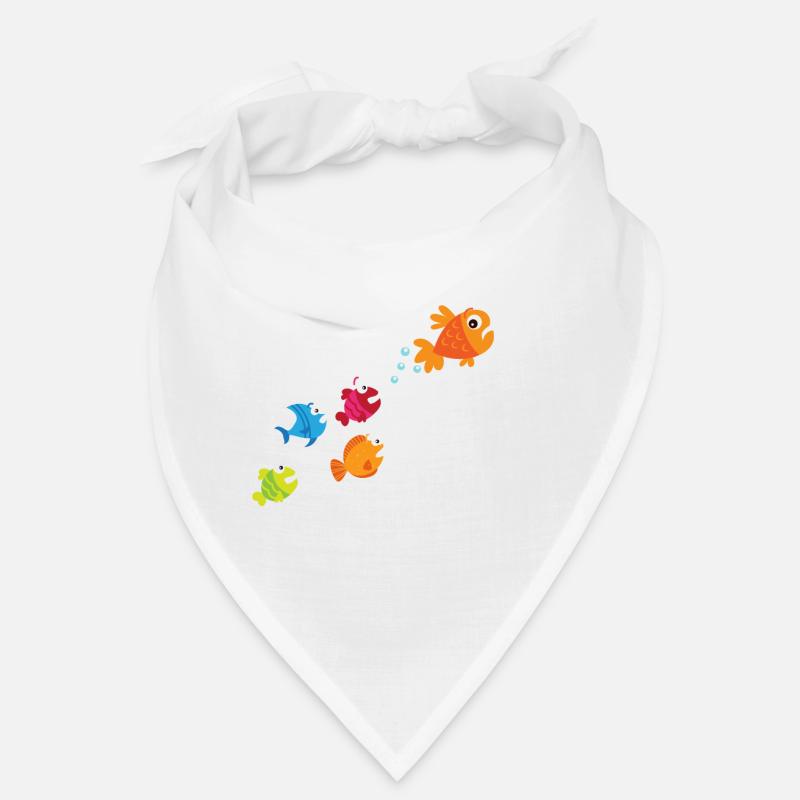 Poisson pêche enfants péter chiots Bandana
