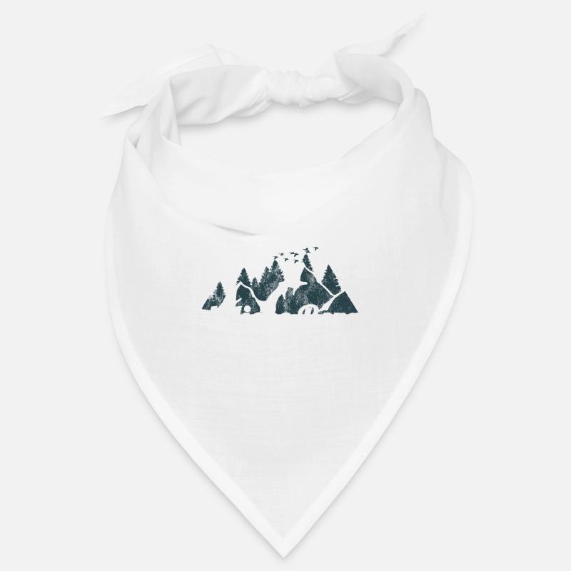 Kletterer Klettern Berge Bergmensch Geschenkidee - Bandana - Weiß