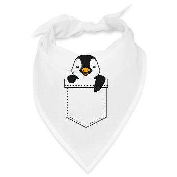 Penguin Pinguin Tasche - Bandana - Weiß - Vorne