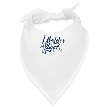 Ukulele - Bandana - Weiß - Vorne
