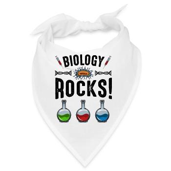 Biologe - Bandana - Weiß - Vorne