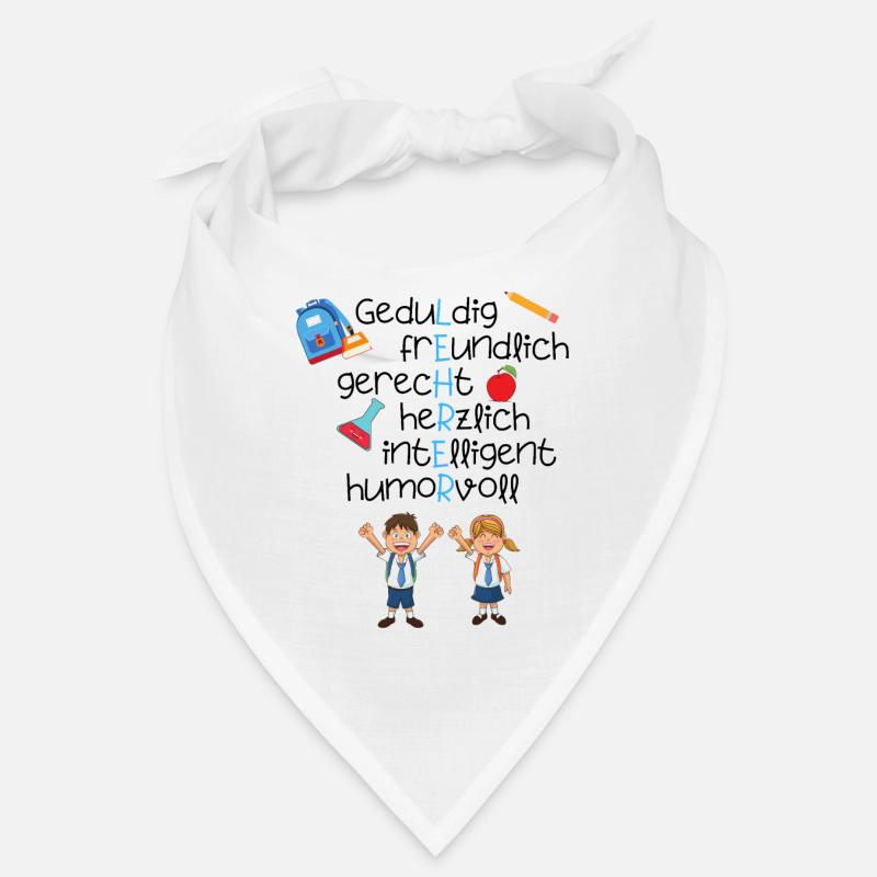 Geschenkidee Lehrer Lehrerin Bandana