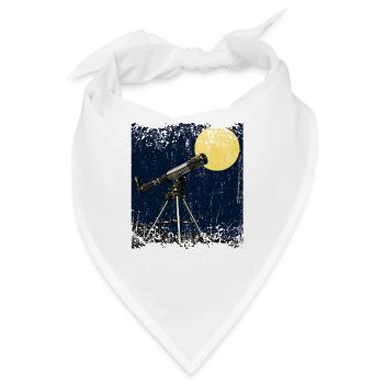 Astronomie - Bandana - Weiß - Vorne
