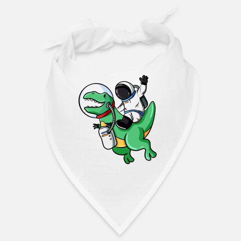 Astronaut rides T-Rex dinosaurs Bandana