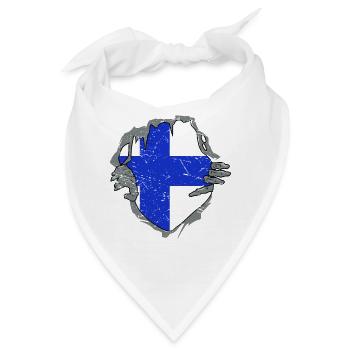 finnland - Bandana - Weiß - Vorne