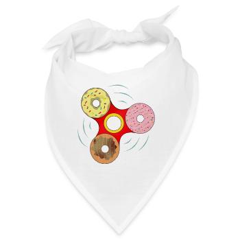 Donut Fidget Spinner Sweet Mashup - Bandana - Weiß - Vorne