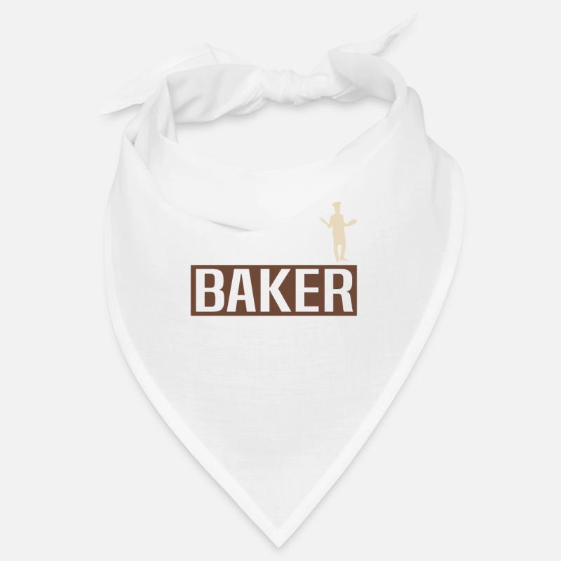 Bäcker - Bandana - Weiß