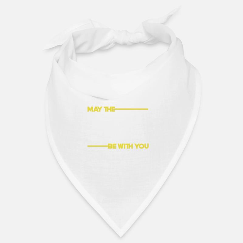 May the force be with you - Bandana - white