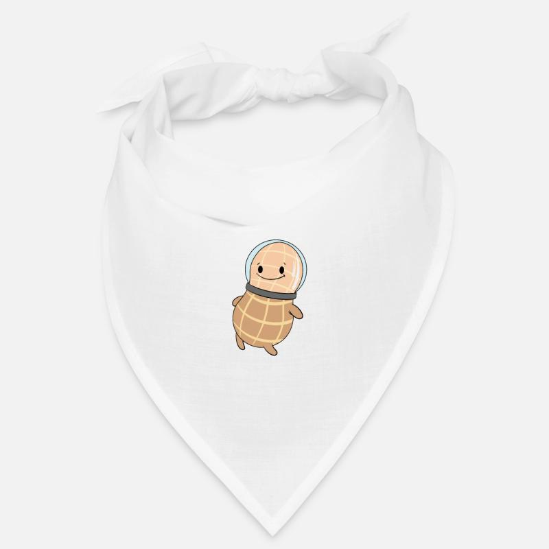 Astronaute arachide astronaute espace - Bandana - blanc