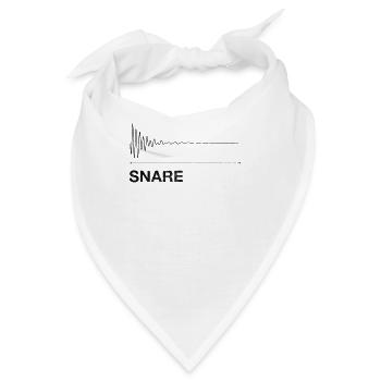 DAW Snare Audio Wave - Produzent Attack Vintage - Bandana - Weiß - Vorne
