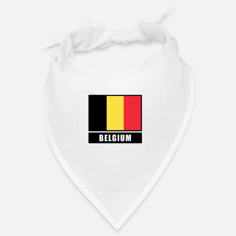 Drapeau Belgique Drapeau belge Bruxelles Anvers Bandana