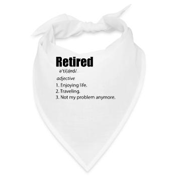 In Rente - Bandana - Weiß - Vorne