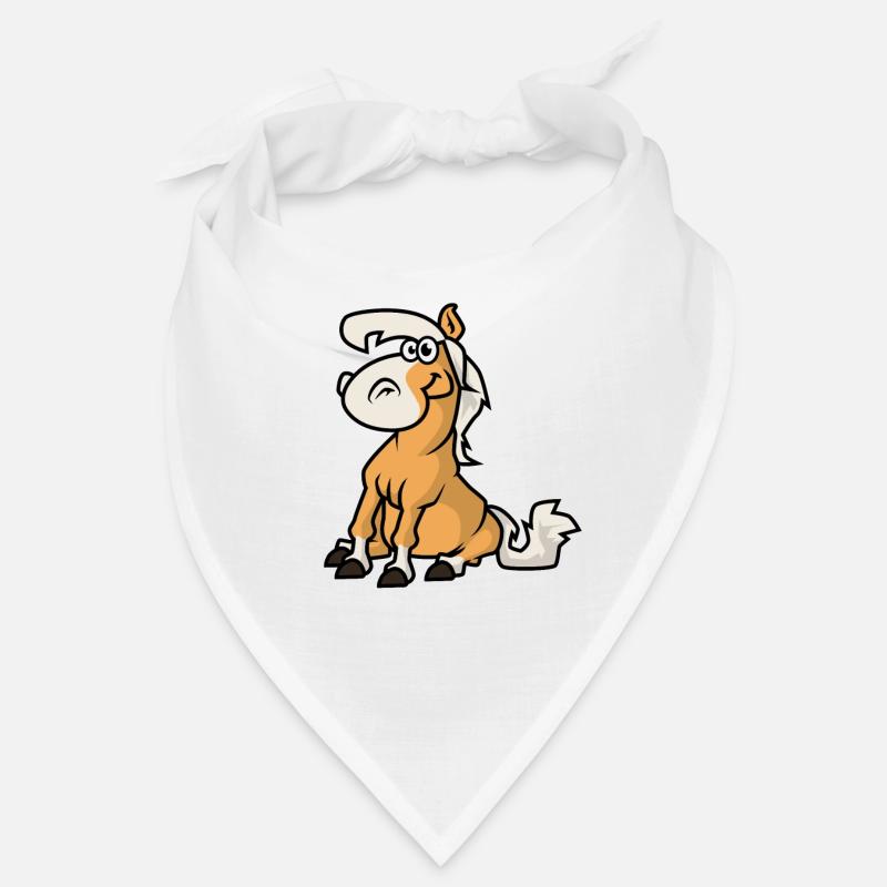 Haflinger - Bandana - Weiß