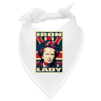 Iron Lady PropagandaPlakat PopArt - Bandana - Weiß - Vorne