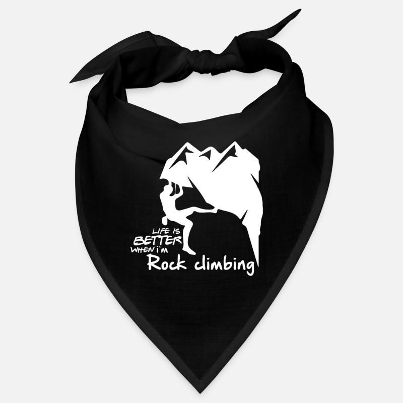 Das Leben ist besser, wenn ich Klettern bin Bandana
