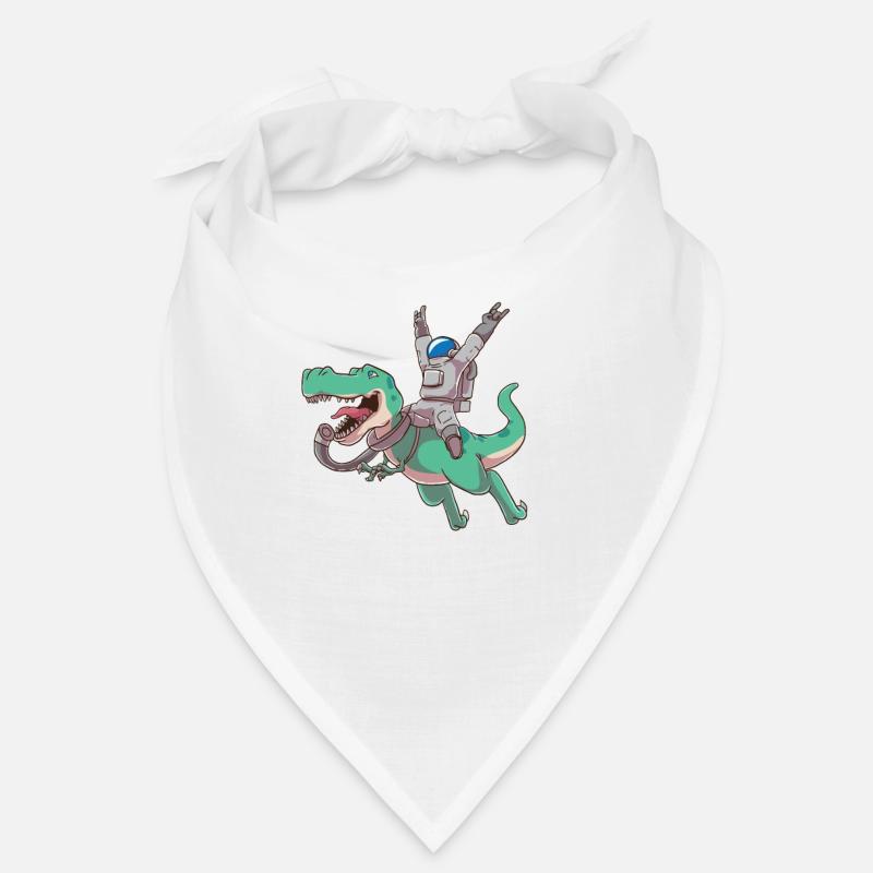 Astronaut reitet T Rex Dinosauier Astro Dino Bandana