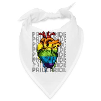 LGBT - Bandana - Weiß - Vorne