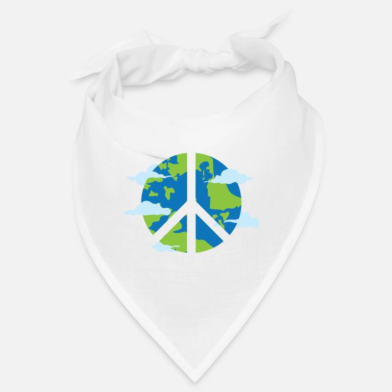 Save the Planet World Peace Environmentally friendly Bandana