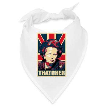 Margaret Thatcher PropagandaPlakat Pop - Bandana - Weiß - Vorne