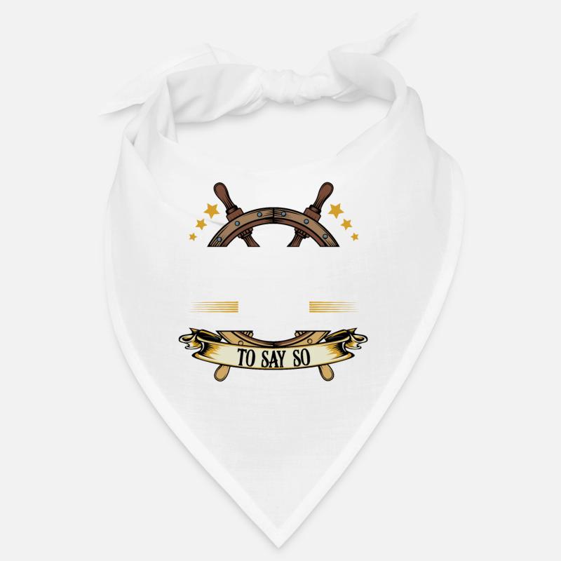 sailing - Bandana - white