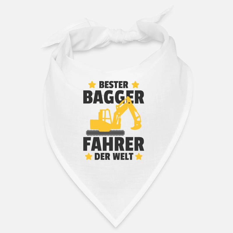 Bester Baggerfahrer der Welt Auszeichnung Geschenk Bandana