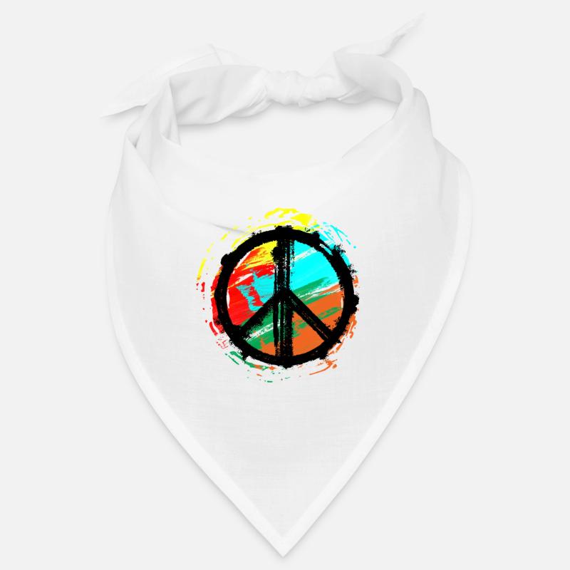 Peace - Farben Bandana