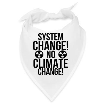 Klimaschutz - Bandana - Weiß - Vorne