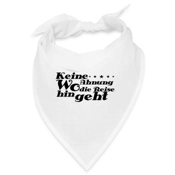 Reisen - Bandana - Weiß - Vorne