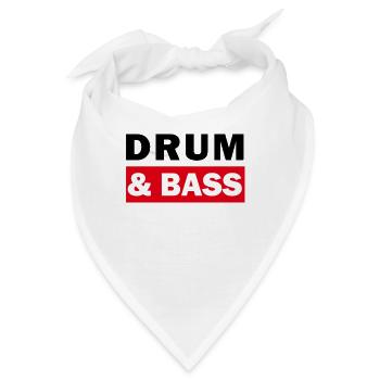 DbB Drum And Bass - Bandana - Weiß - Vorne