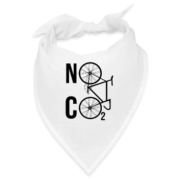 Rennrad - Bandana - Weiß - Vorne