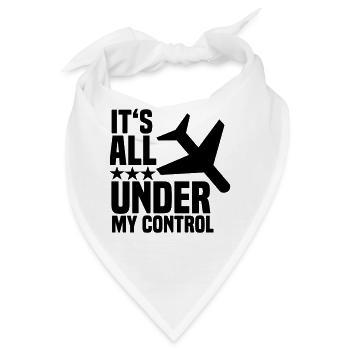 Flugzeug - Bandana - Weiß - Vorne