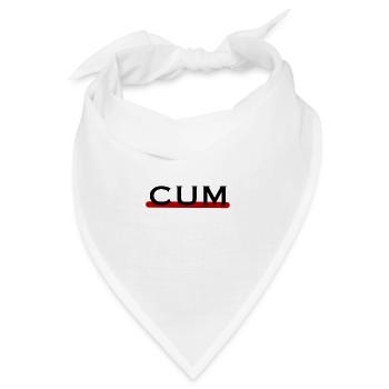 cum creampie sperm Sex BDSM - Bandana - Weiß - Vorne