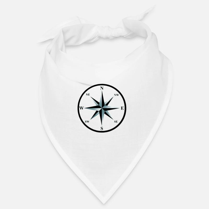 Windrose Compass Nautical Maritime Compass Bandana