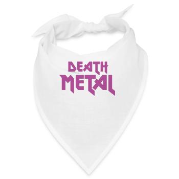 Death Metal - Bandana - Weiß - Vorne